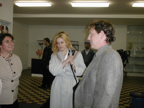 Stanislav Gross v Českém Brodě v českobrodském kině Svět v roce 2000