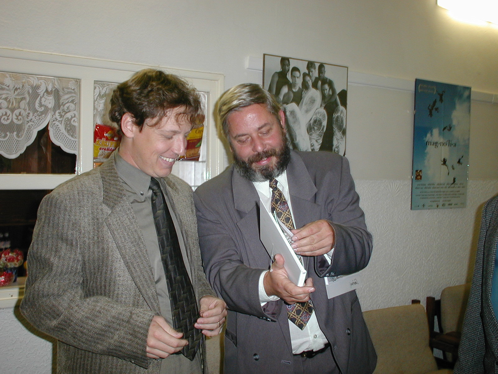 Stanislav Gross v Českém Brodě s kamarády od dráhy